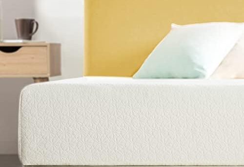 Best Price Mattress 8 Inch Full Mattress Bed-In-A-Box, Green Tea Memory Foam , White
