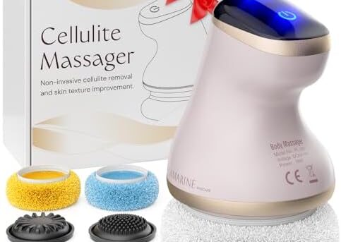 LAMARINE SKINCARE Cordless Cellulite Massager - Anti Cellulite Body Sculpting Machine for Stomach Fat, Buttocks, Legs, Back, and Arms - Stretch Mark Removal Body Contouring Machine
