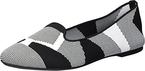 Skechers Womens Cleo Sherlock Engineered Knit Loafer Skimmer