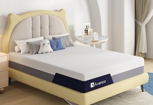 Avenco Queen Size Mattress, 8 Inch Gel Memory Foam Mattress Queen, Mattress in a Box for Fresh Sleep, Pressure Relief, Medium Firm Mattress with Motion Isolation