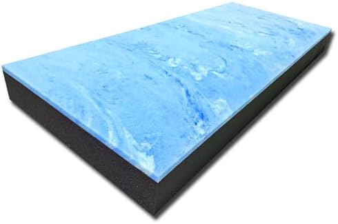 FoamTouch 6'' x 28'' x 72'' Bunk Mattress, Cooling Gel Memory Foam on High Density Charcoal Foam, RV Mattress Replacement, Cover Not Included