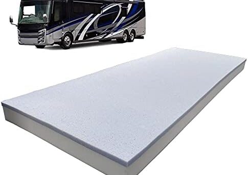 Foamma 5" x 36" x 72" Gel Memory Foam RV Bunk Mattress Replacement, Medium Firm, Pressure Relieving, Cooling Premium Comfort, USA Made, No Cover