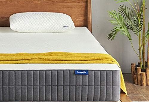 King Mattress, Sweetnight 12 Inch King Size Mattress in Box, Pillow Top Gel Memory Foam Mattress for Motion Isolation & Comfy Sleep, Removable & Washable Mattresses Cover, Sunkiss