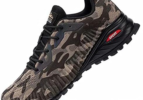 Kricely Men's Trail Running Shoes Fashion Walking Hiking Sneakers for Men Tennis Cross Training Shoe Outdoor Snearker Mens Casual Workout Footwear